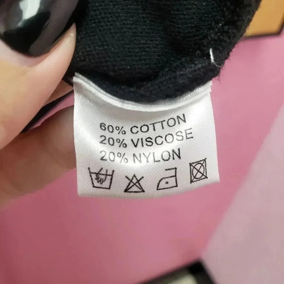 Belldini Black Rhinestone Embellished Zip front Cardigan and Tank - Picture 6 of 7